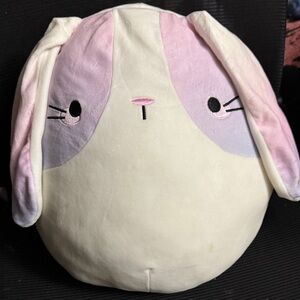 Plush Bunny Pillow - Cream and Light Pink